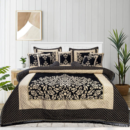 Vintage Fancy Jacquard Bed Sheet Set